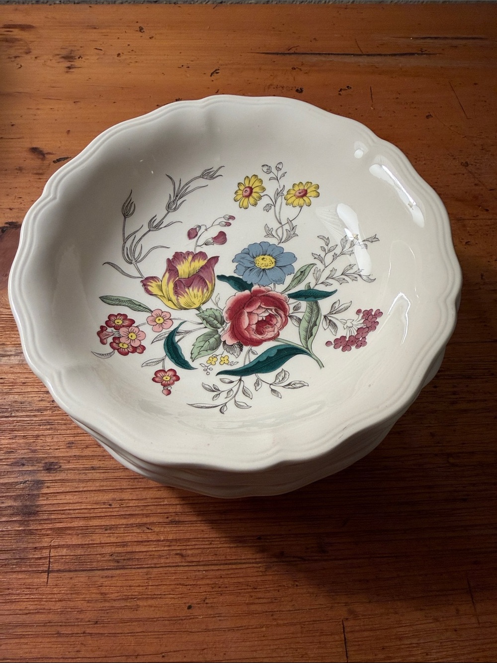 Spode Gainsborough Ceramic Soup Bowls Set of 6